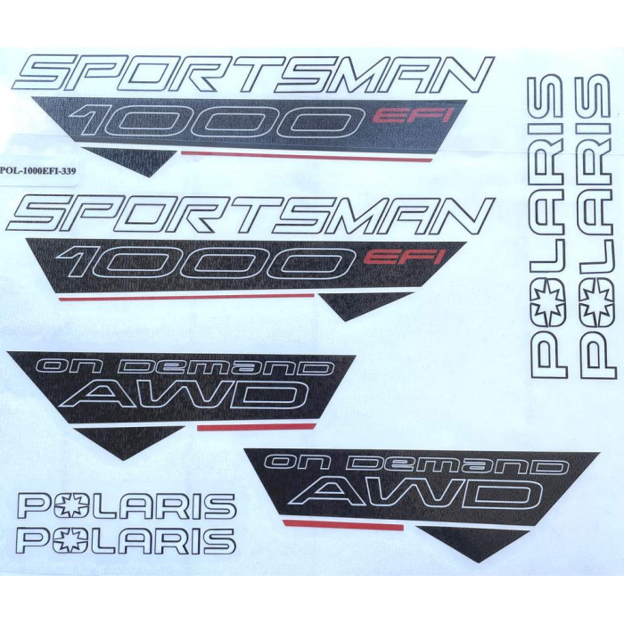 Stickers set Polaris Sportsman 1000 EFI