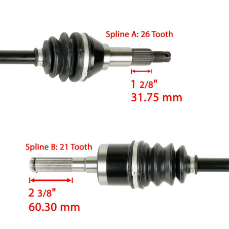 axles front right Can-am Outlander 450 500 570 705401946 705401428