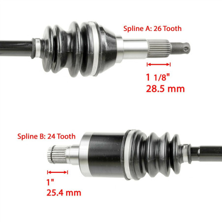 axles rear left Can-am Outlander 450 500 570 705502476 705501898