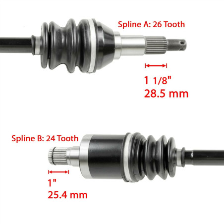 axles rear right Can-am Outlander 450 500 570 705502477 705501897