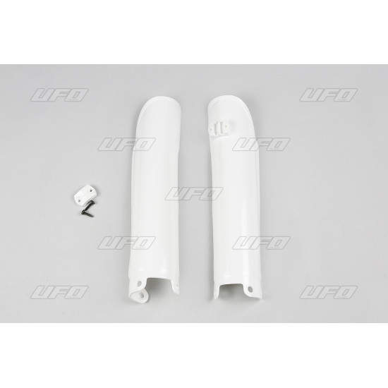 UFO front shock absorber protectors KTM SX/SXF '01-'06, EXC '01-'07 color white