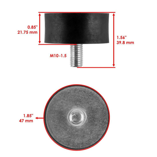engine damper rubber Polaris Sportsman 850 1000 3024013