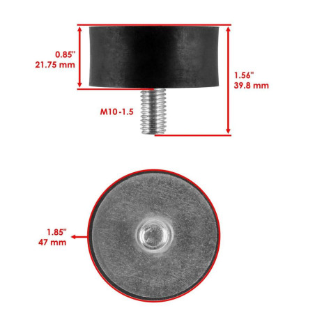 engine damper rubber Polaris Sportsman 850 1000 3024013