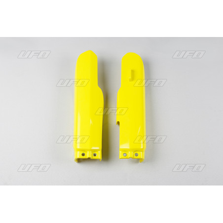 UFO front shock absorber protectors SUZUKI RM 85 '00-'18 color yellow