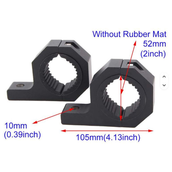 led lamp bracket 35-45mm 2 pcs
