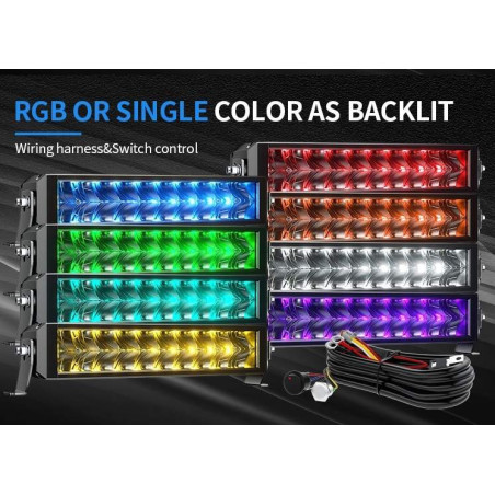 Led bar Aurora LED 10 100W back light RGB ALO-D8-10-R5Y1-Q