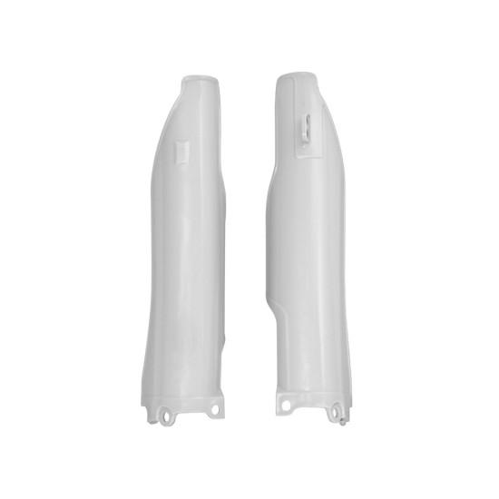 RACETECH front shock absorber protectors KAWASAKI KXF 250/450 06-08, KX 125/250 07-08, KLXR 450 07-15 color white (KA03778280)