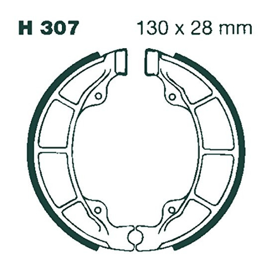 brake shoes Honda H307