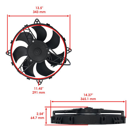 Fan Assembly Polaris Sportsman 800 2410366
