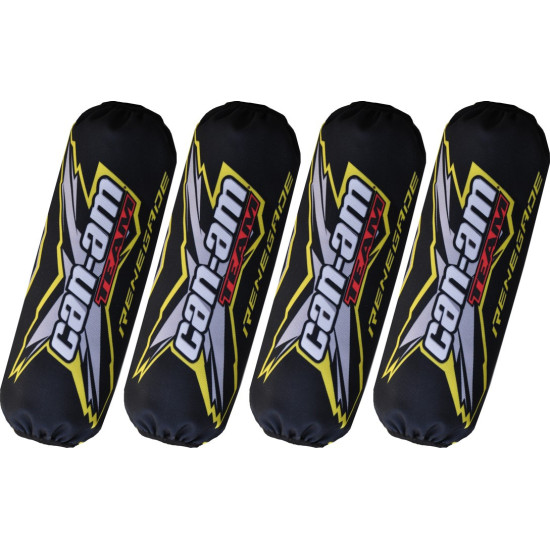 Shock cover Can-am Renegade black-yellow new model