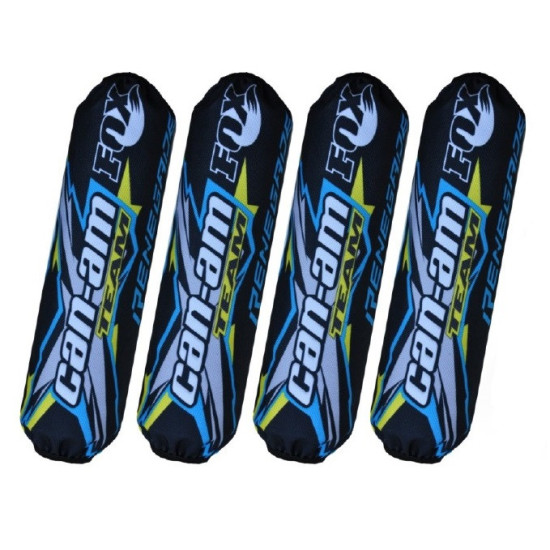 Shock cover Can-am Renegade black-blue fox shock