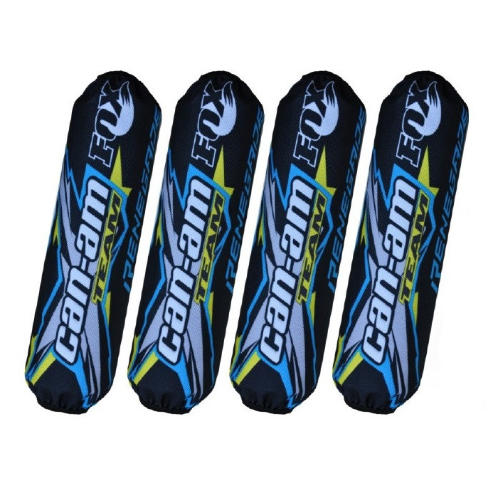 Shock cover Can-am Renegade black-blue fox shock