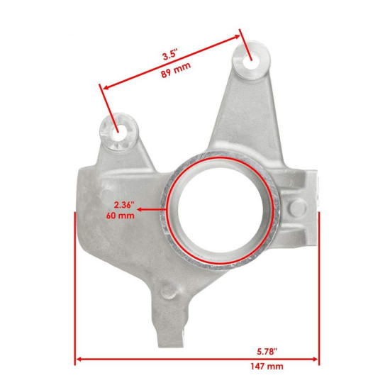 Front Right Wheel Axle Knuckle Fits Can-Am outlander 570 800 1000 705401291