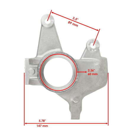 Front left Wheel Axle Knuckle Fits Can-Am outlander 570 800 1000 705401290