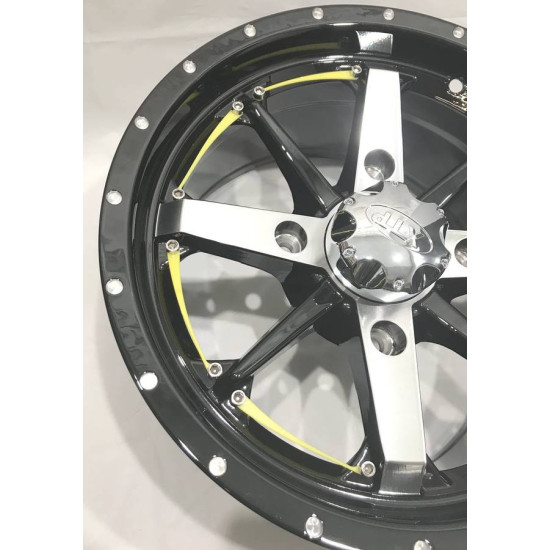 Kit inserts and nuts color yellow
