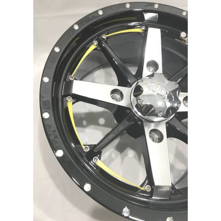 Kit inserts and nuts color yellow