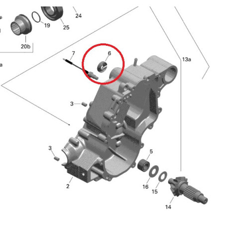 Seal gearbox can-am outlander renegade G1 G2 711250450 420250450 10 pcs