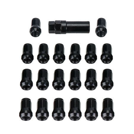 Nut to wheel thread M12 color black