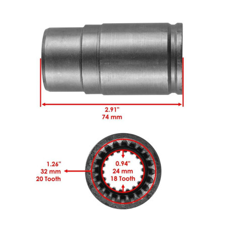Drive Shaft Coupler front can-am outlander renegade G2 703500678