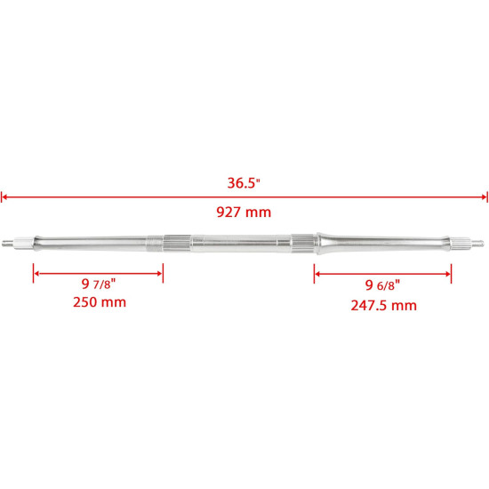 Rear Axle Yamaha Banshee 350 38W-25381-10-00