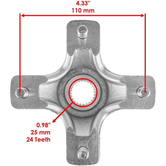 Rear wheel Hub Honda TRX 42410-HN6-A20