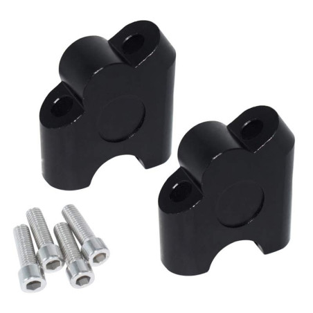 black universal mounting kits from 22mm to 22mm