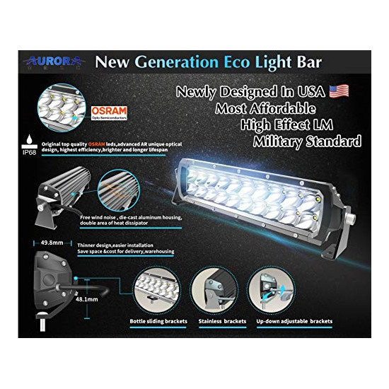 Led bar LED 21,5 60W combo