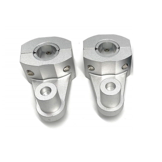black universal mounting kits from 22mm to 22 28mm , high 60mm black silver