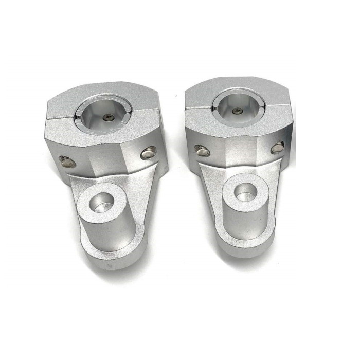 black universal mounting kits from 22mm to 22 28mm , high 60mm black silver