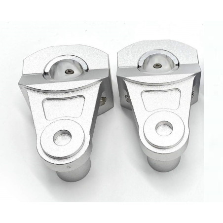 black universal mounting kits from 22mm to 22 28mm , high 60mm black silver