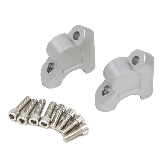 universal mounting kits from 22mm to 22mm silver color