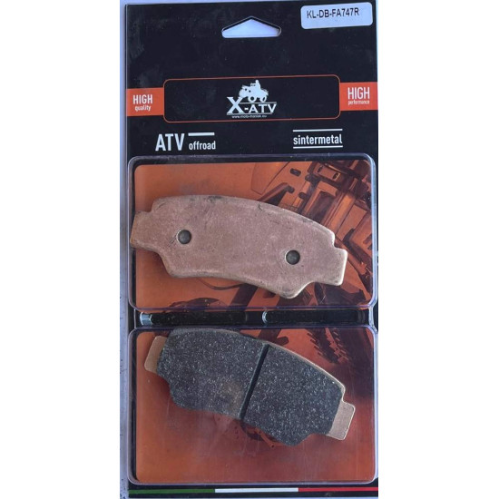 Brake pads sintered Cfmoto Linhai FA747R 7020-0810A0 5HYV-0813A0