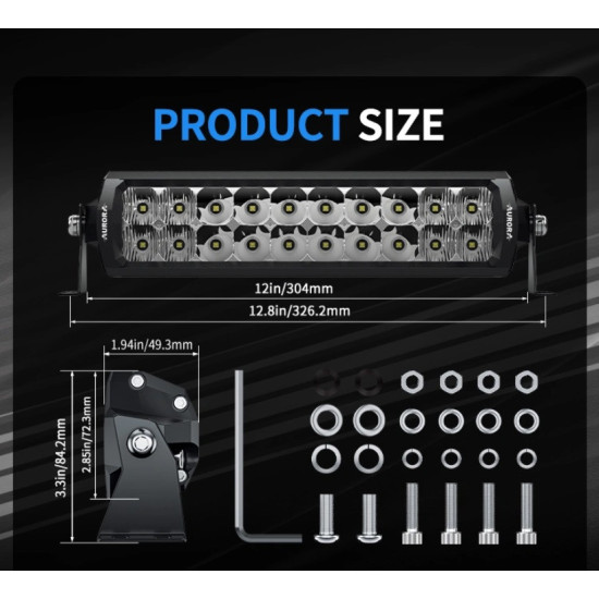 Led bar LED 20 200W combo model D6D1-20