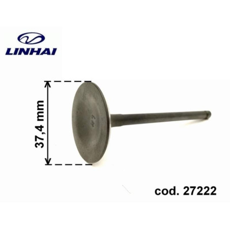 Intake valve linhai 400 27222