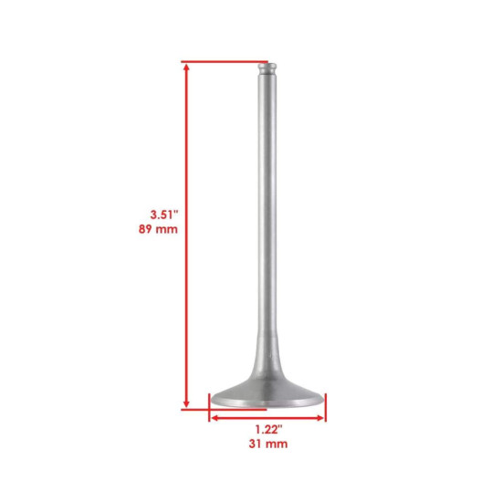 Exhaust valve 27mm can-am outlander maverick 1000 420855029