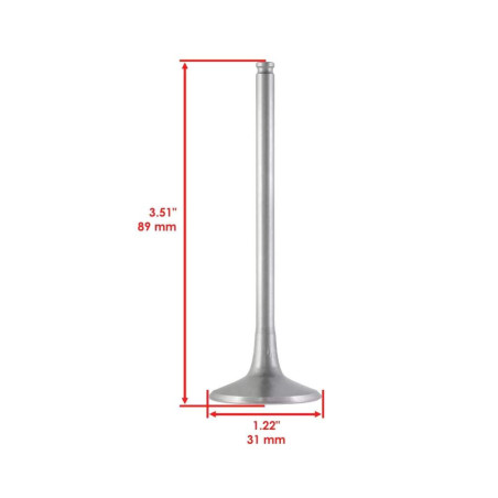 Exhaust valve 27mm can-am outlander maverick 1000 420855029