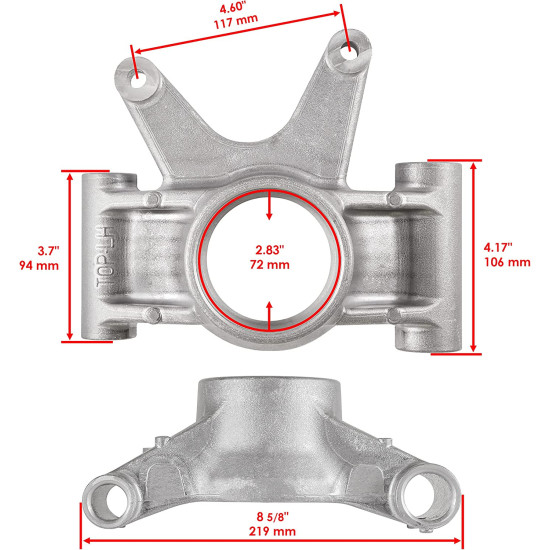 Front left Polaris sportsman scrambler 850 1000 5136689, 5143607