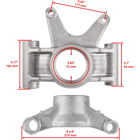 Knuckle front right Polaris sportsman scrambler 850 1000 5136690 5143608