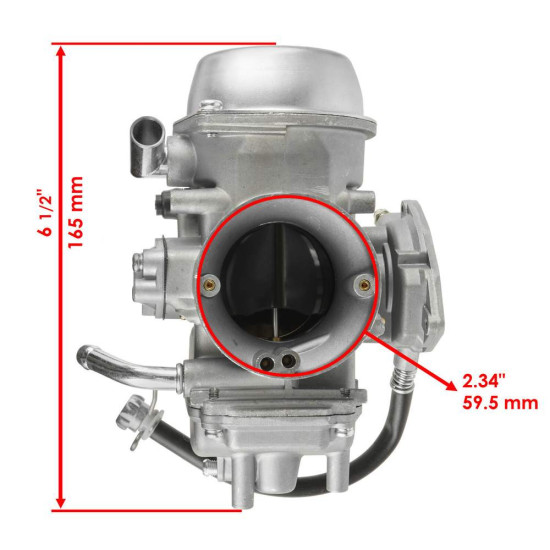 Carburetor Yamaha Grizzly YFM 600 660 chock line