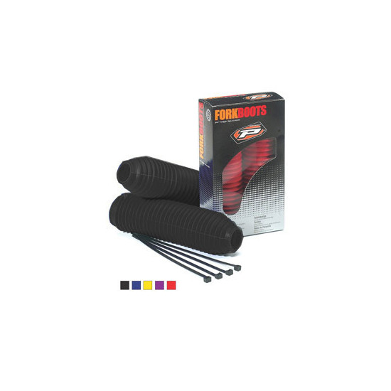 PROGRIP rubber shock absorber protectors PG2500 color BLACK (diameter 34/37 - 40/45 MM) (PG2500/1)