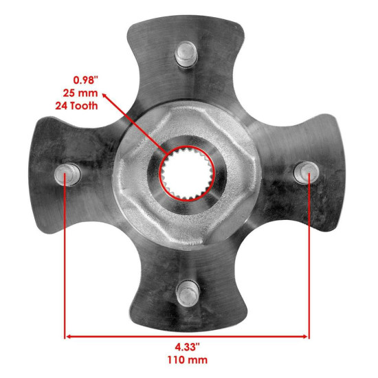 Rear wheel hub Honda TRX 420 500 520 42610-HP7-A00