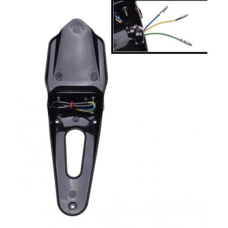 Universal tail lamp with license plate holder