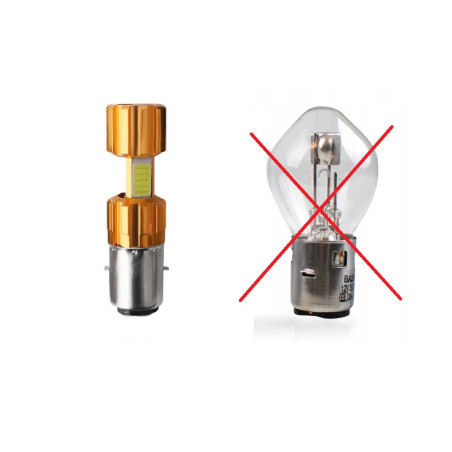 Bulb led BA20D scooters motorcycles