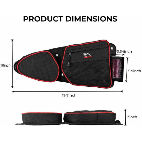 door bags Polaris RZR 900 1000 XP 2014-2019