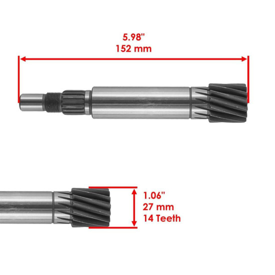 Engine shaft Yamaha Breeze Grizzly 125 3FA-16111-00-00