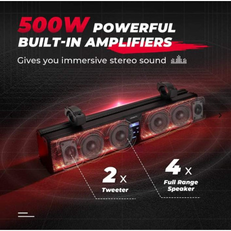 RGB Soundbar 26 for UTV wehicles