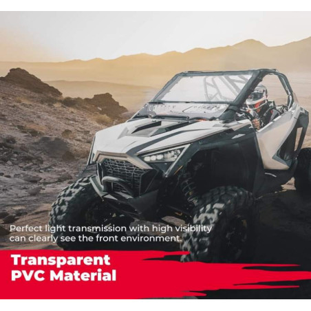 Foil windshield Polaris RZR XP R Turbo