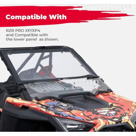 Foil windshield Polaris RZR XP R Turbo