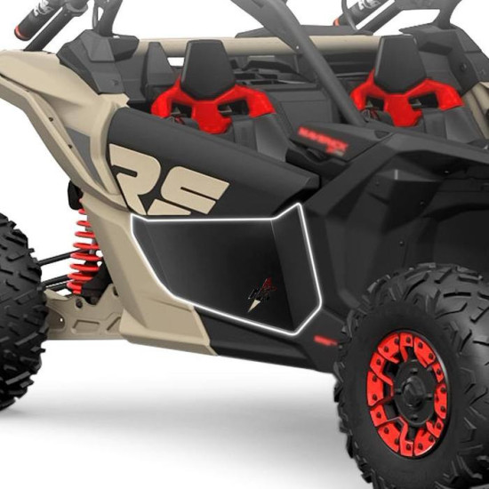 Alu lower panel doors can-am maverick X3