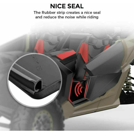 Plastic lower panel doors can-am maverick X3
